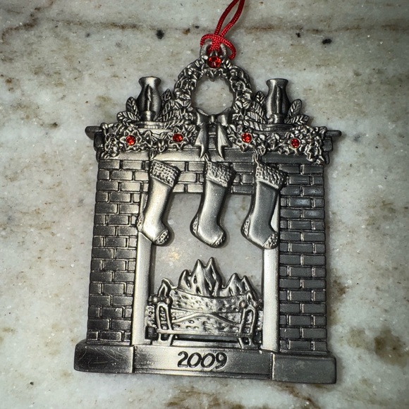 Avon Pewter Christmas Ornaments x 6 - Picture 4 of 14